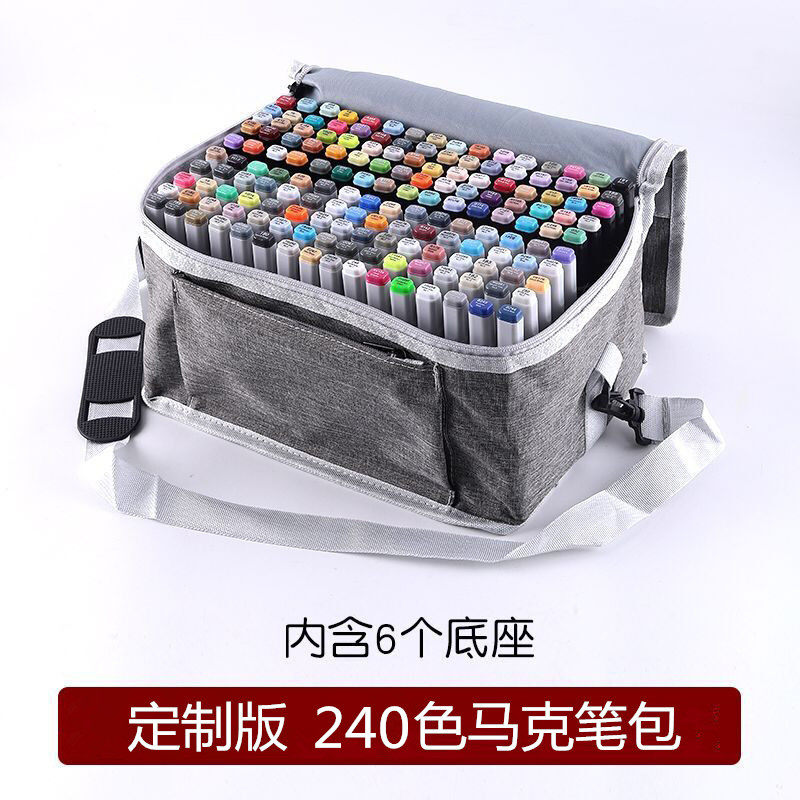 Mick Pen Collection Box 60 80 160 240 Color Mass Capacity Plug Portable Pen Box Storage Box Mac Pen Bag Touch Fakale Mick Pen Box