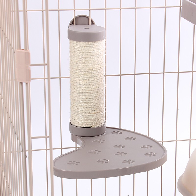 Cat cage villa special climbing frame sisal column vertical grinding claw cat toy cat scratching column scratching claw grinding pet supplies