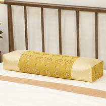 Find the old fashioned pillow Buckwheat Cervical pillow China Wind imitation ancient tea Chrysanthemum Assisted Sleeping Palace Rectangular High Pillow