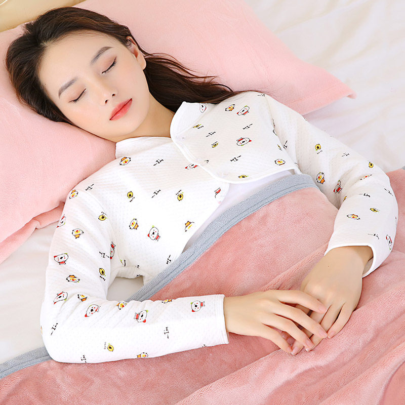 Pure cotton shoulder protection cervical spine Shoulder Woman Sleeping summer Summer Months Child Clothes Maternal Warm Breastfeeding Shawl Anti-Cold Shoulder