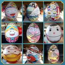 Inflatable Tumbler Air Die Custom Easter Egg PVC Material Luminous Advertisement Opening Mall Decorative Props