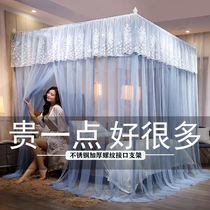 Mosquito Nets Fairy Wind 1 5m1 8m Bed Double Home Superior Sense Princess Wind Palace Stent Fixed Encryption Thickened