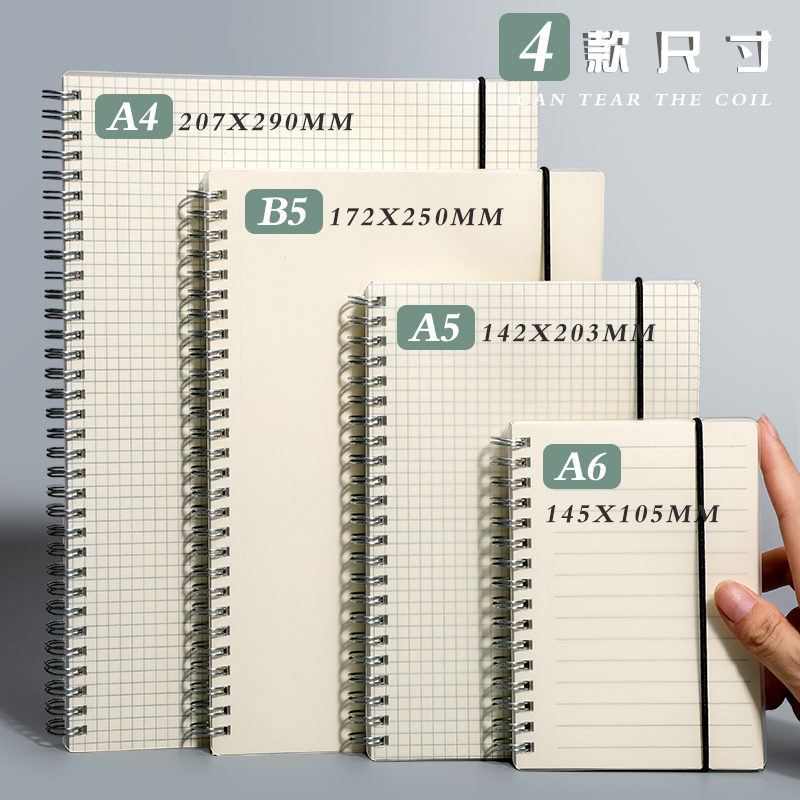 Thickening coil book Notebook LifePageA5 NotepsA5 Ultra thick meshesA4 CrosssPainting Book A6 Handbook B5 Examination