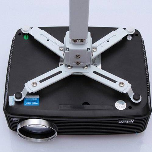 Projector hanger Wall bi-frame projector hoisting bracket is suitable for 4-hole solid cold-rolled steel material