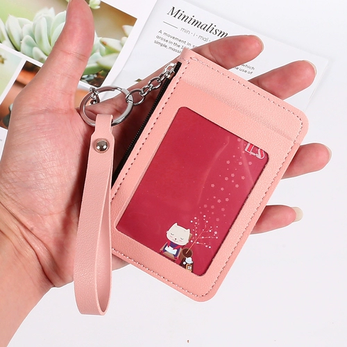 Картхолдер, маленькая ультратонкая сумка через плечо, маленький вместительный и большой бумажник, милый комплект, кошелек, ключница, брелок, Южная Корея