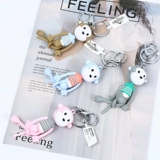 Мультяшный брелок для йоги, кукла, подвеска, ранец, ключница, обезьяна, подарок на день рождения