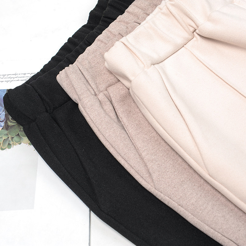 Gross Pants Children Autumn Winter 2021 New Loose Straight Drum Kharen Pants High Waist Tightness Waist 90% Old Daddy Pants Children-Taobao