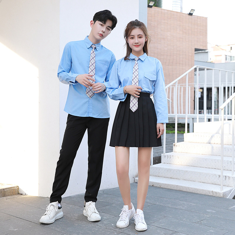 Fall and Winter Suite Han Student Show Uniform College Fengloose Korean Junior High School Students