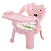 Childrens barking chair with dinner plate baby plastic bench child eating stool 6-36 months baby small chair with cushion