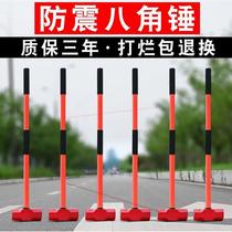 Germany imported Japanese pure steel octagonal hammer construction site hammer solid conjoined wall sledgehammer heavy-duty hand