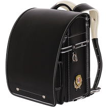 GPS positioning high-end Japanese primary school student schoolbag boys 1-3-6 grade black Japanese style light weight reduction spine protection