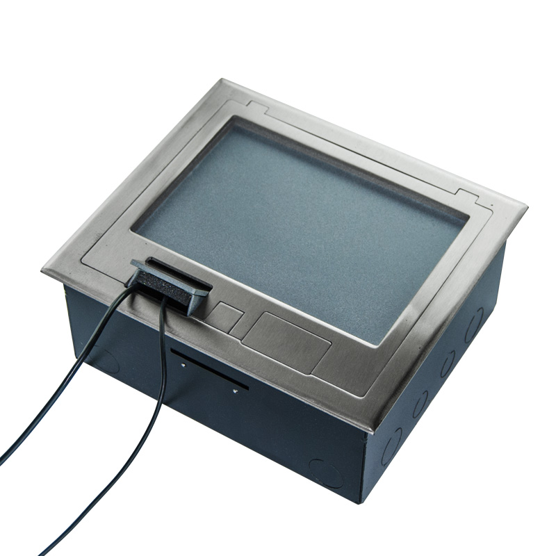 Open slope plug hidden electrostatic floor socket side plug can be used with four - bit 86 panel