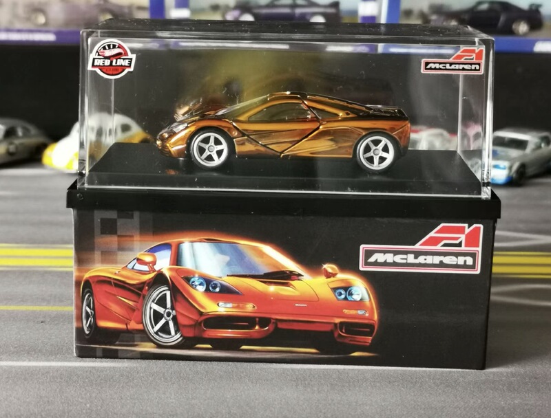 Hot Wheels Rlc Mclaren F1 Electroplated Orange Original Package