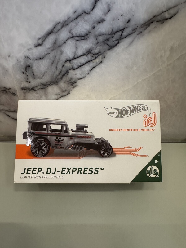 Hot Wheels Id Series Jeep Dj-Express Jeep Express Delivery Vehicle Limited Edition Chip Alloy Car Hot Wheels Id Series Jeep Dj-Express Jeep Express Delivery Vehicle Limited Edition Chip Alloy Car