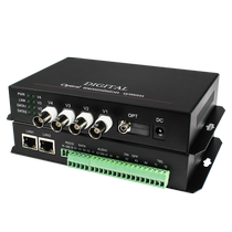 Smart Rock comprehensive multi-functional business optical transceiver 4-way forward video 4-way audio 4-way switch 2-way RS485RS232 data 2-way telephone 2-way 100m 100M network port single fiber F