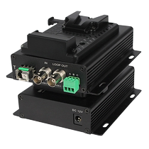 Seal Leaning 3G-SDI HD video optical transmitter with Sony V-type mouth battery buckle plate 1-way tallyledge optical fiber extension transceiver with ring out of sick code 1080P60HZ single