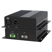 Feng Qing 1-way two-way XLR audio optical transceiver broadcast-level balanced no-noise noise one-way forward and reverse optical fiber transceiver XLR XLR optical extender 24Bit single fiber FC SC LC