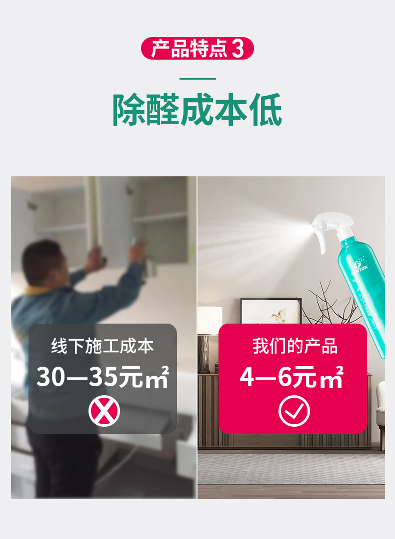 央视报道品牌 FENTON 除甲醛抑菌消毒喷雾500g 图9