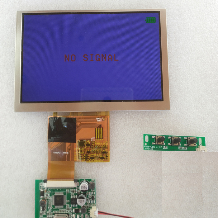 Thermal imaging external screen reverse charging motherboard 5-inch HD HD LCD screen punching motherboard 860*480 HD