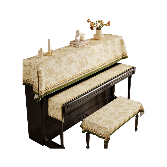 Full cover of electric piano piano top universal gray cloth