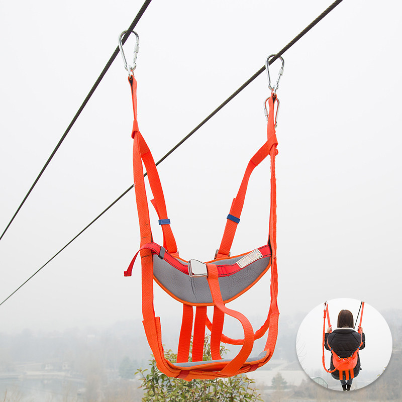 Slide Soan all with seat bag seats High Altitude slide Soo Chair Safety Clothing Scenic Area Air Flying Human accessories