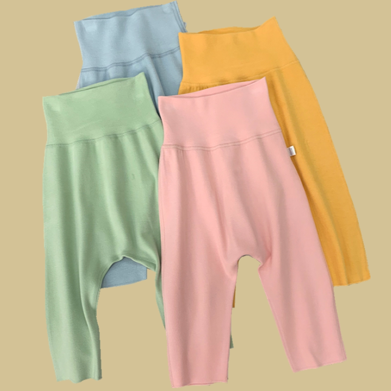 Fall and Winter Develvet Baby Boys and Girls Spring and Fall Fatty Fatty Men and Women High waist Casual PP Trousers