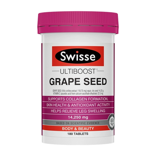 Австралия Swisse Swelle Poeme Seed Seed 180 Grovodi Vitamin C VC отбеливание лучше