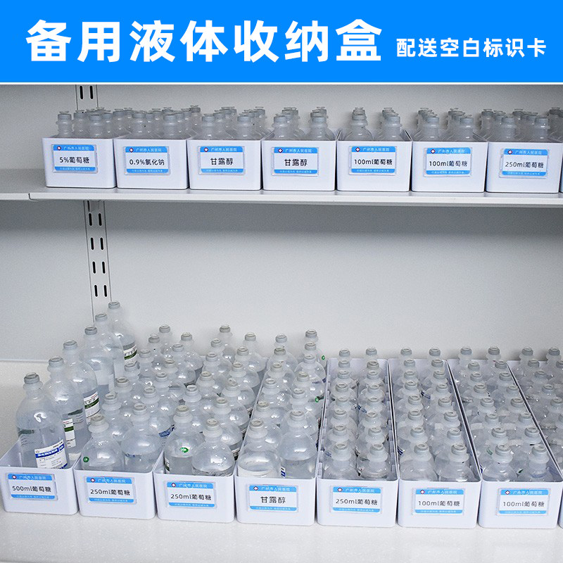 思蜀邦护医院用输液收纳盒治疗室输收纳筐6s管理备用液体存放盒