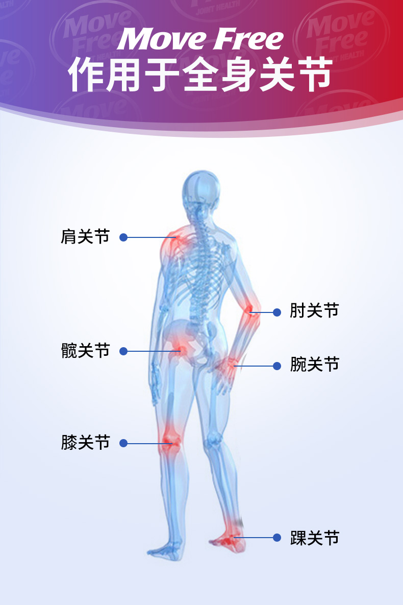 美国产 维骨力MoveFree 红盒软骨素 200粒*2瓶 关节疼首选 图9