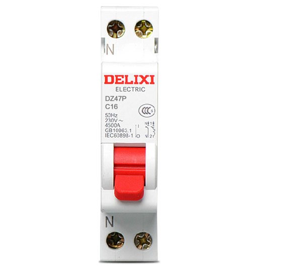 Delixi DZ47P 40A household small circuit breaker double in and out 1P N C40A single-chip double-stage DZ47PC40