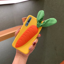 Cute solid carrot millet 10 mobile phone shell Xiaomi 10pro fun cartoon note10 pro protective sleeve creative personality emulated food millet 10 shell 5g version net red same lady