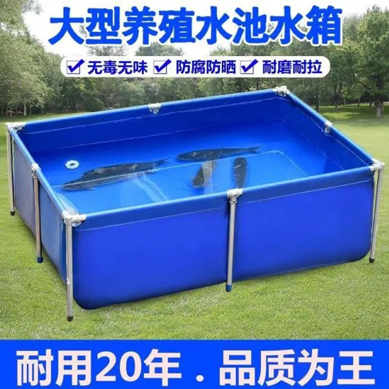 Canvas koi fish pond tarpaulin knife scraping cloth pool tank greenhouse high-density culture lobster large thickened folding