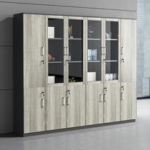 Office furniture File cabinet File cabinet File cabinet Boss desk supporting bookcase Wooden lockable high locker