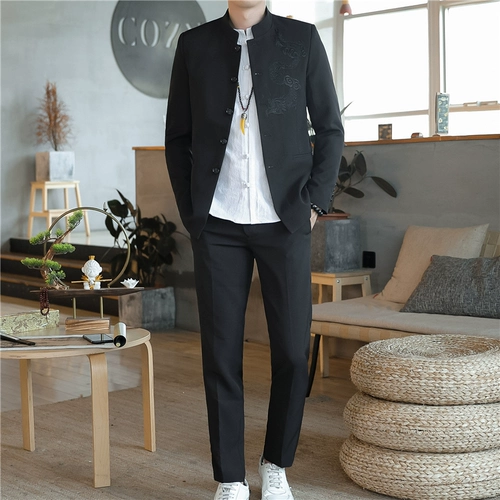 Комплект, ханьфу для отдыха, китайский стиль, в корейском стиле