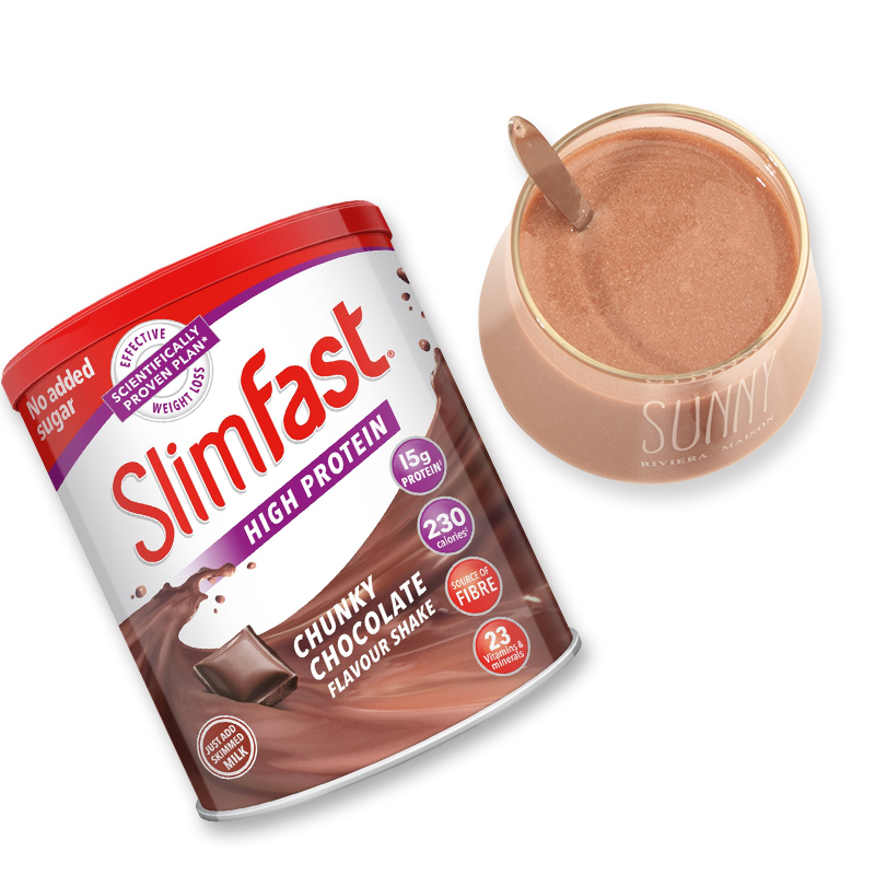 英国slimfast代餐奶昔蛋白代餐粉低热量饱腹低卡食品膳食纤维粉