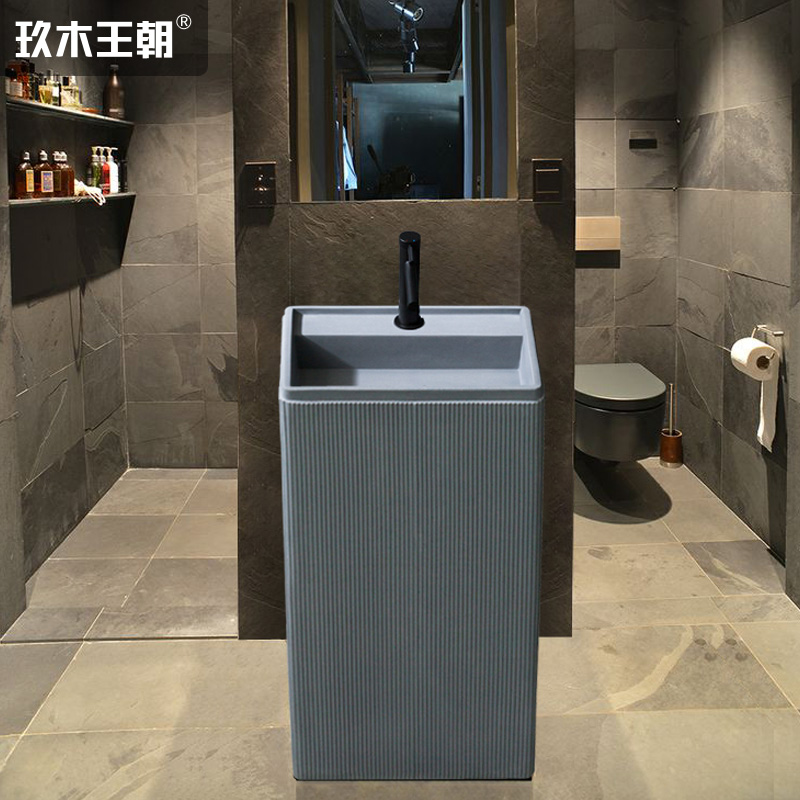 Jiu Wood Dynasty Nordic Simple Post Basin Wash Basin integrated washbasin Basin Toilet toilet Home 