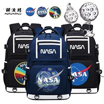 Shoulder bag nasa backpack nasa Alpha large capacity bag Junior High School High School students computer bag tide usb