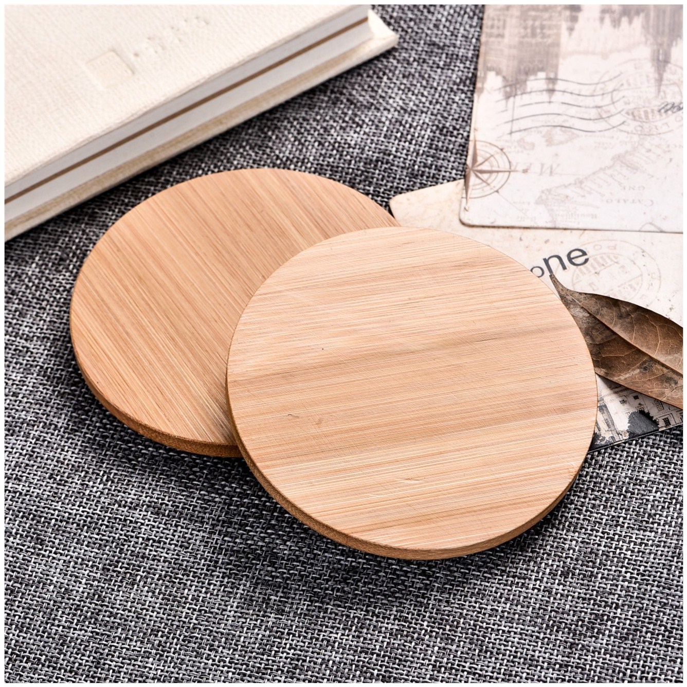 Lid general dustproof perforated wooden keller cup Lid cup accessories wood ideas