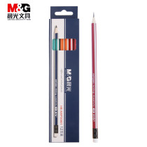 Morning light pencil elementary school students with triangular pole hb write children with erasers 2b exam special 1-3 grade AWP30901 suit correction grip posture