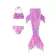 Набор из трех предметов «Русалка» с бабочкой, розовым, фиолетовым, розово-красным