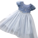 Летний наряд маленькой принцессы, платье, юбка на девочку, костюм, «Холодное сердце», в западном стиле