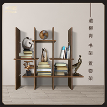 Send Liu Qing solid wood bookshelf landing shelf childrens bookcase simple style high value practical beauty House