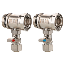 All-copper thickened ground heating water distributor plus one single road 1 inch large flow water diversity sprinkler integrated geothermal 1620