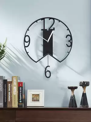 Wall clock living room home fashion personality creative clock simple modern decorative wall table silent Nordic dining room clock