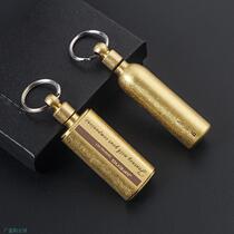 Monsoon copper small oil pot outdoor portable mini oil pot lighter kerosene bottle outdoor carrying accessories