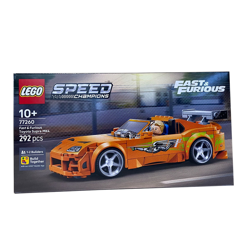 Lego Super Racing Car 77260 "Fast and Furious" Toyota Mk4 Building Blocks for Boys and Children