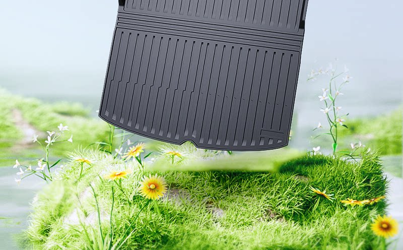 Suitable for the Updated Version of Tesla Model Y Trunk Mat, Tpe Front and Rear Trunk Mats, Modified Interior Accessories Wholesale