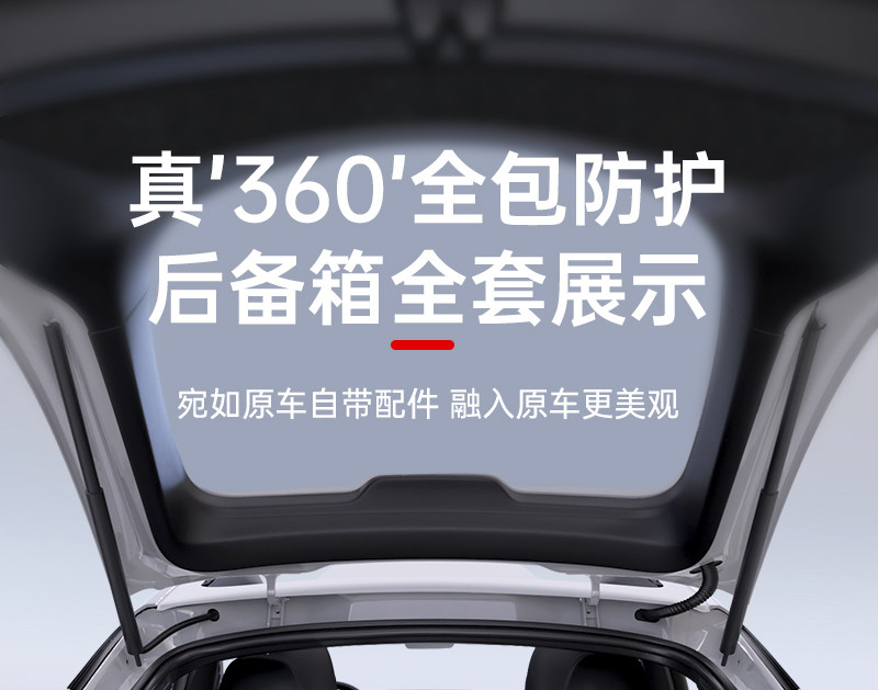 Suitable for the Updated Version of Tesla Model Y Trunk Mat, Tpe Front and Rear Trunk Mats, Modified Interior Accessories Wholesale