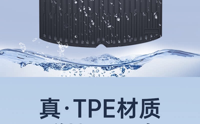 Suitable for the Updated Version of Tesla Model Y Trunk Mat, Tpe Front and Rear Trunk Mats, Modified Interior Accessories Wholesale