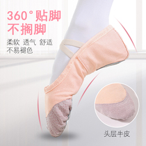 Dance shoes Female adult soft-soled childrens practice shoes Male Chinese body dance cat claw shoes Classical dance ballet shoes